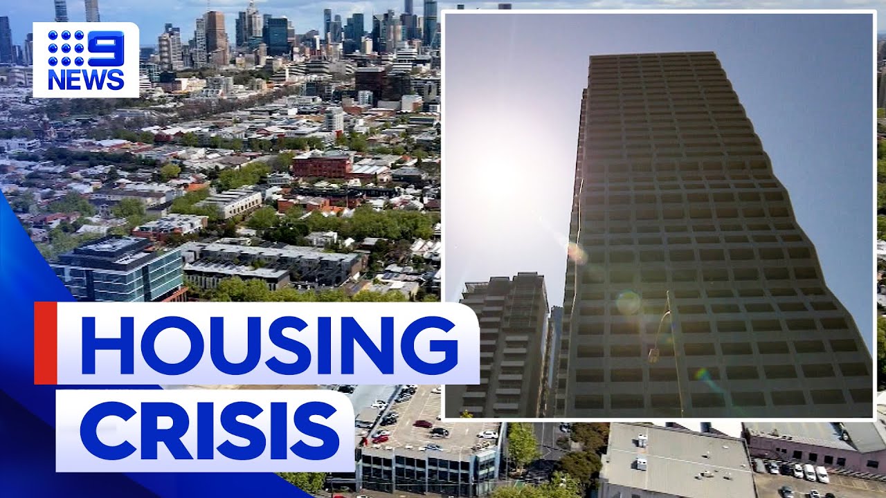 New pitch to solve Victoria's housing crisis | 9 News Australia - The ...