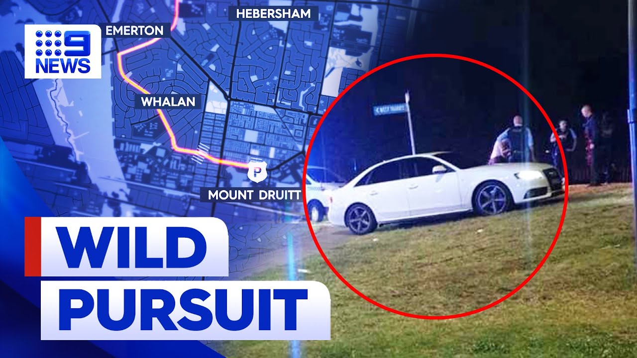 Teens allegedly led police on a wild chase across Sydney in stolen ...