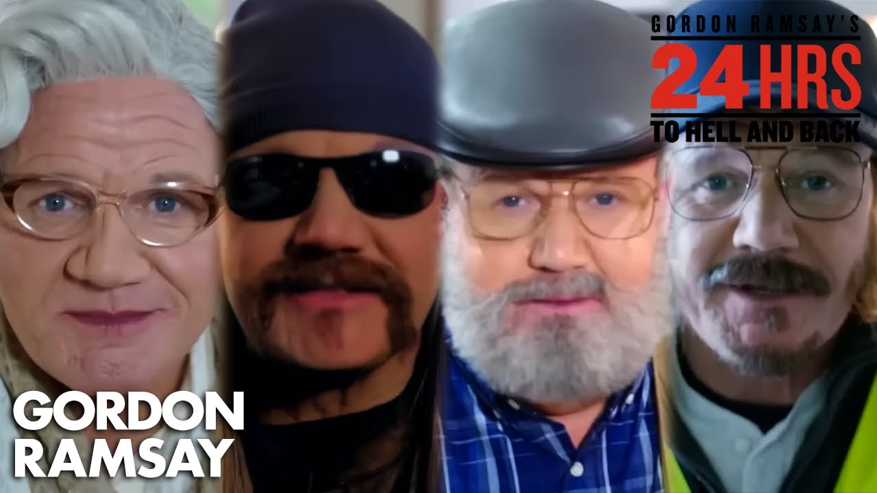 All Of Gordon's Disguises From Season 2! | 24 Hours To Hell & Back - 24 Hours To Hell And Back Season 2 Episode 10