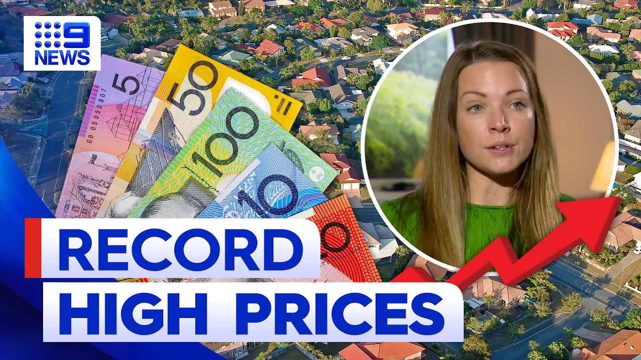 Brisbane homes and units reach record high prices 9 News Australia