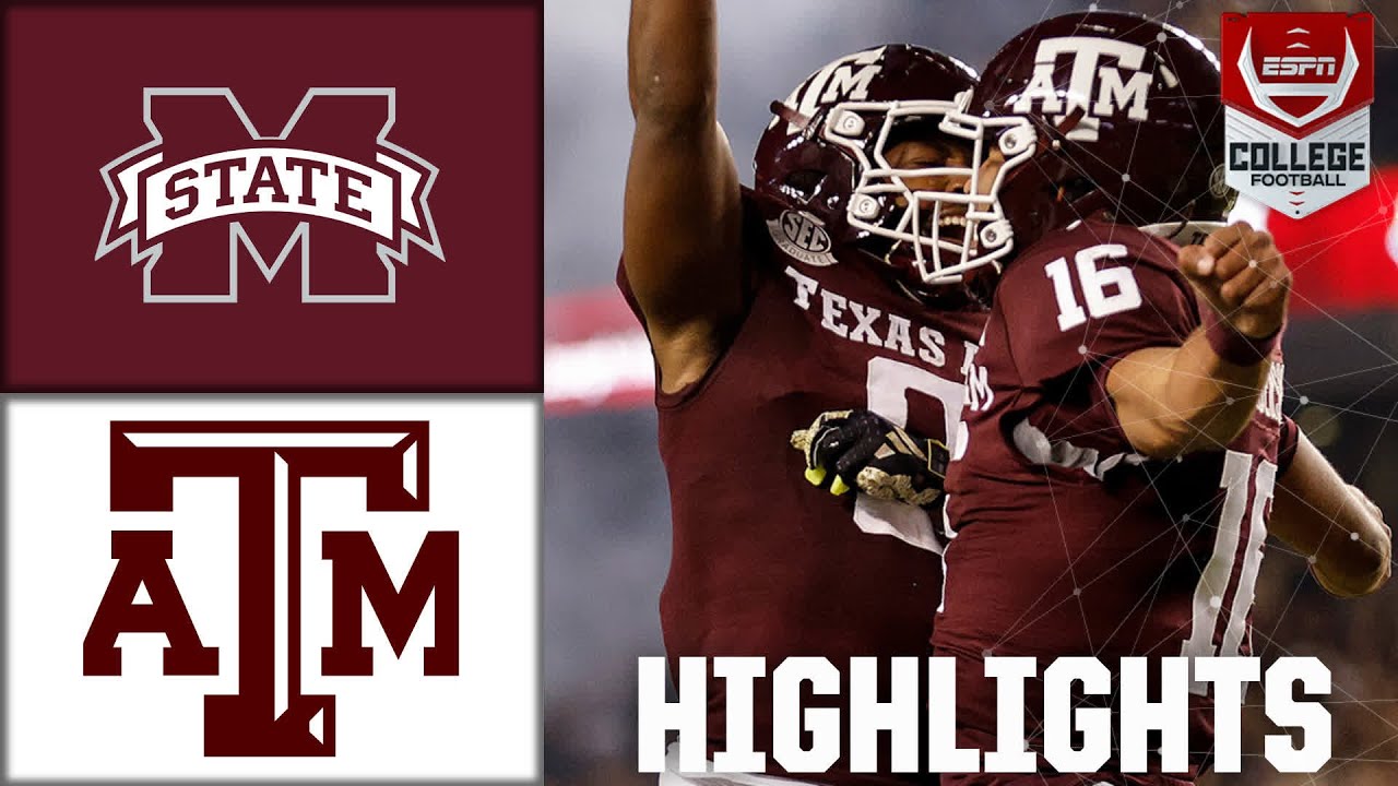 Mississippi State Bulldogs vs. Texas A&M Aggies | Full Game Highlights ...