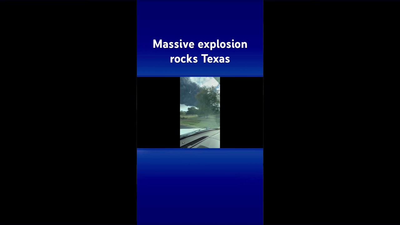 WATCH: Smoke billows from Texas chemical plant explosion #shorts - The ...