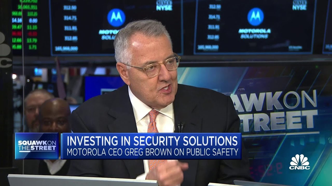 Motorola Solutions Ceo Greg Brown We Re Doubling Down On All Things
