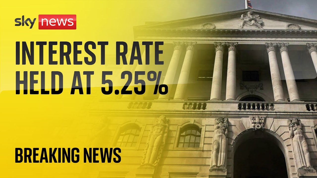 Interest rate held at 5.25% for second consecutive time by Bank of ...