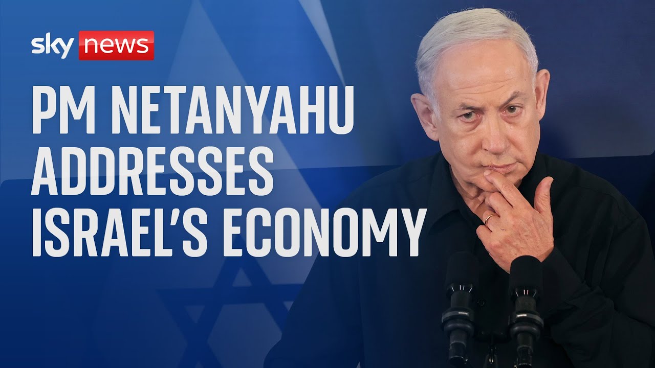 Watch live Benjamin Netanyahu delivers statement on Israel's economy