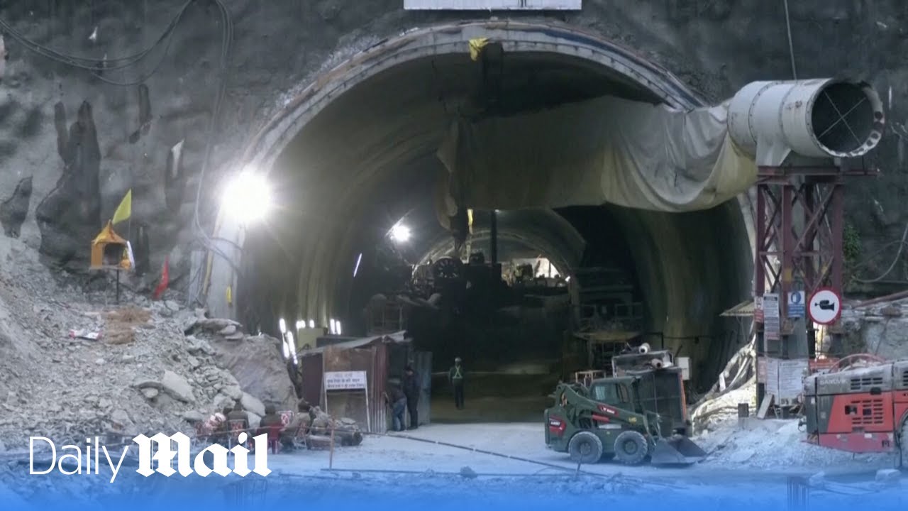 Indian Himalayas: Rescuers break through to 41 trapped miners in ...
