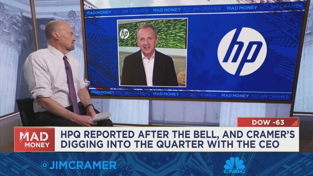 HP Inc. CEO Enrique Lores goes oneonone with Jim Cramer The Global