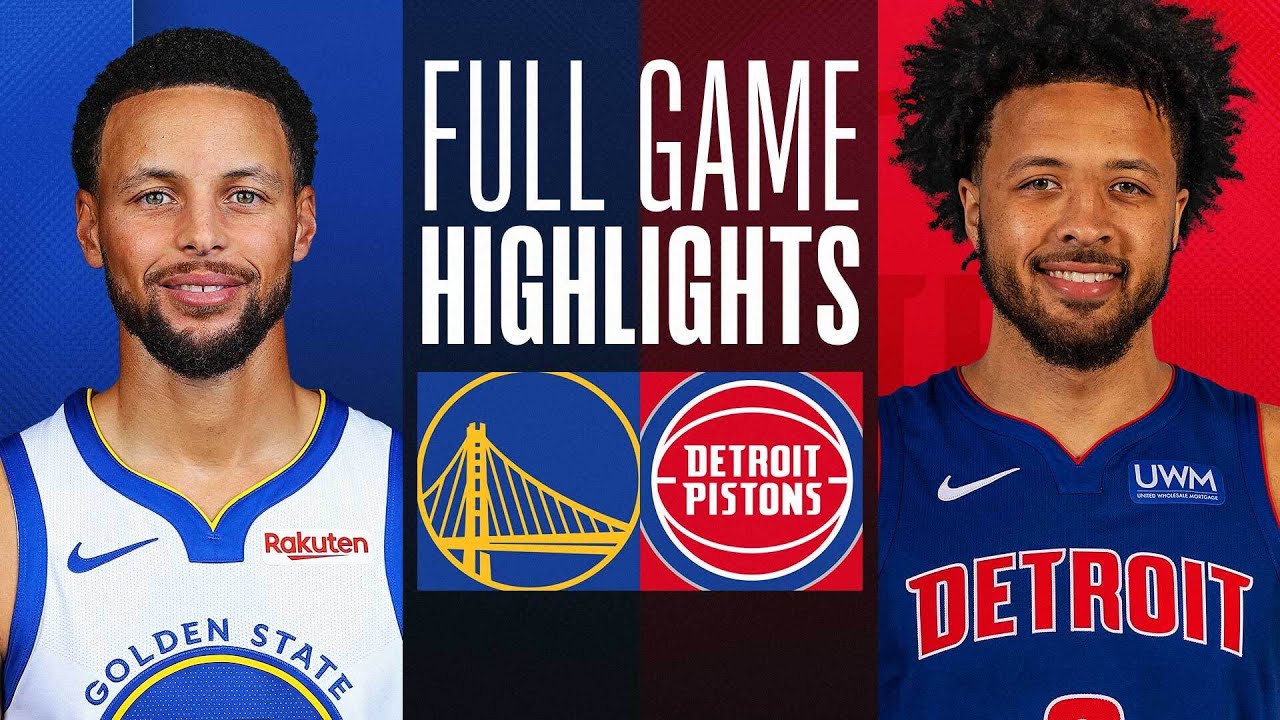 WARRIORS at PISTONS | FULL GAME HIGHLIGHTS | November 6, 2023 - The