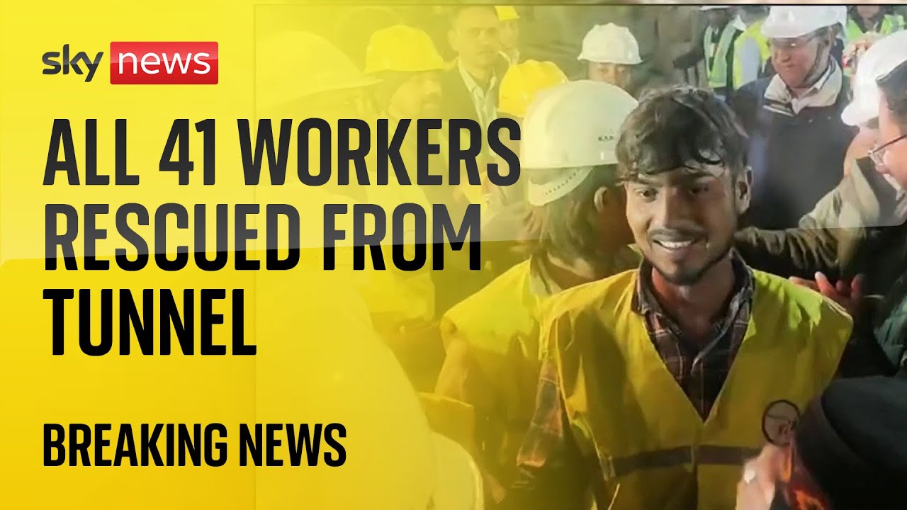 BREAKING NEWS: All workers rescued after group trapped for 17 days in ...