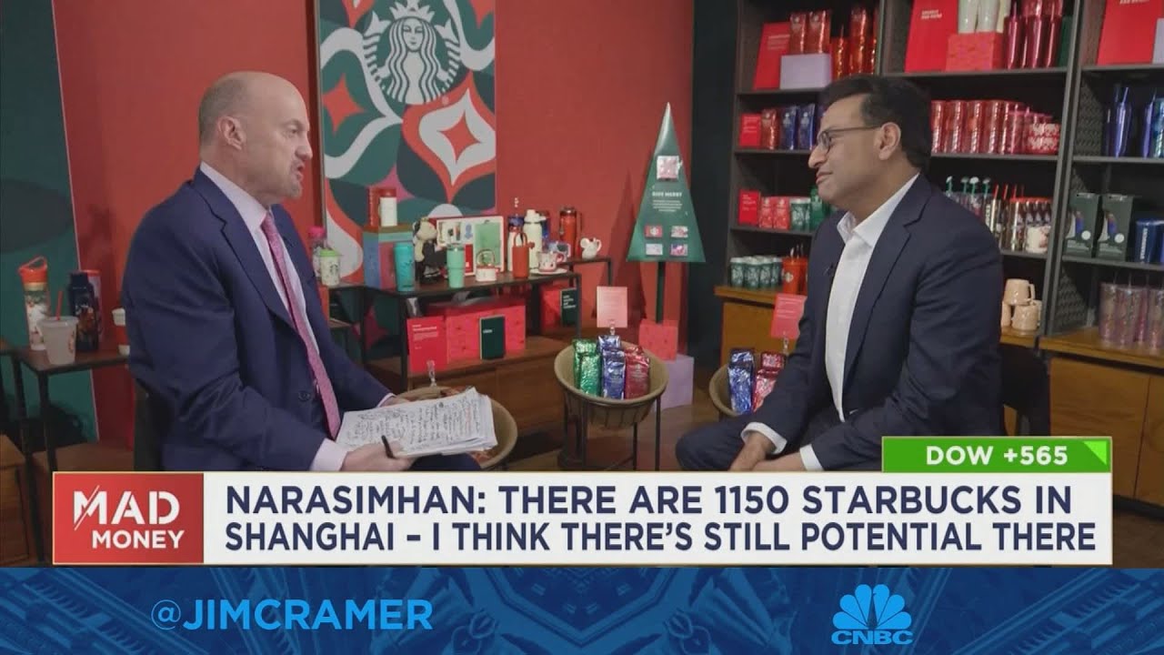 Starbucks helped build the coffee industry in China, says CEO Laxman