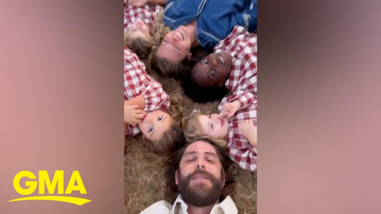Watch Thomas Rhett and his family sing 'Peaches' from 'The Super Mario