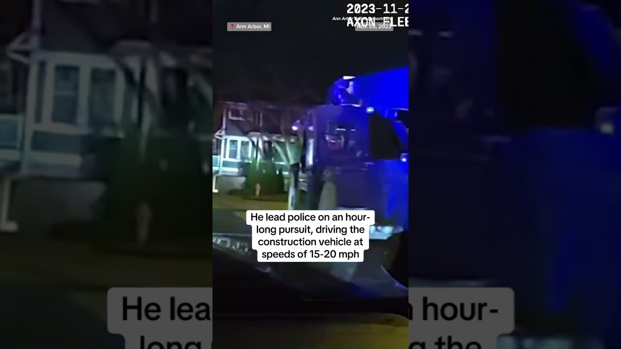Boy in stolen construction forklift leads police chase - The Global Herald