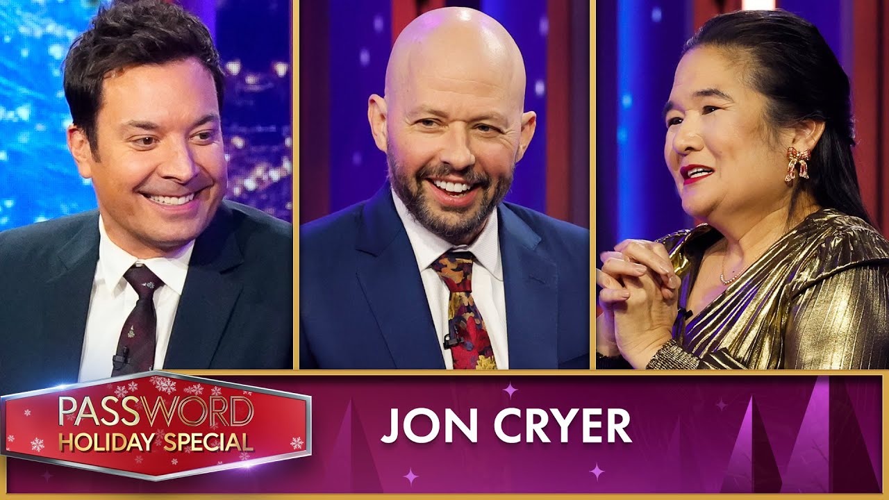 Password Contestants Jon Cryer and Jimmy Fallon Play Password with a Legacy Betty White ...