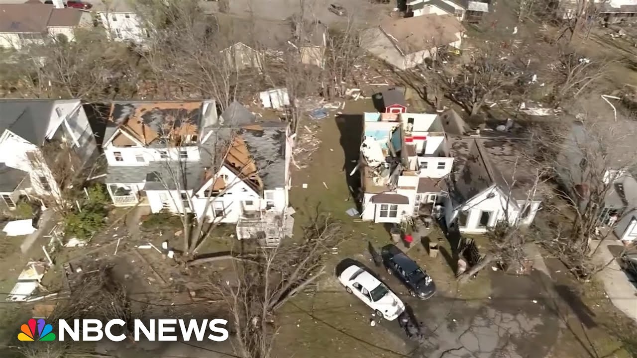 Drone video shows destruction after Tennessee tornado - The Global Herald