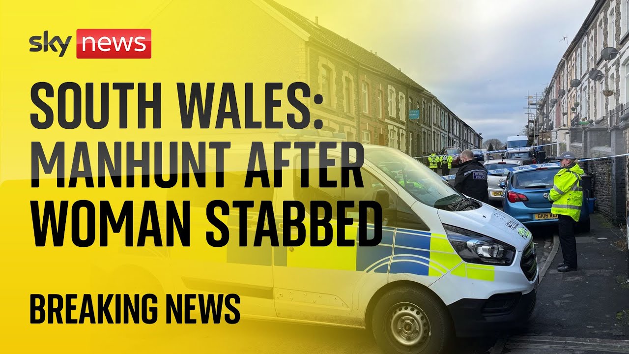 BREAKING: Manhunt under way after woman stabbed in South Wales - The ...