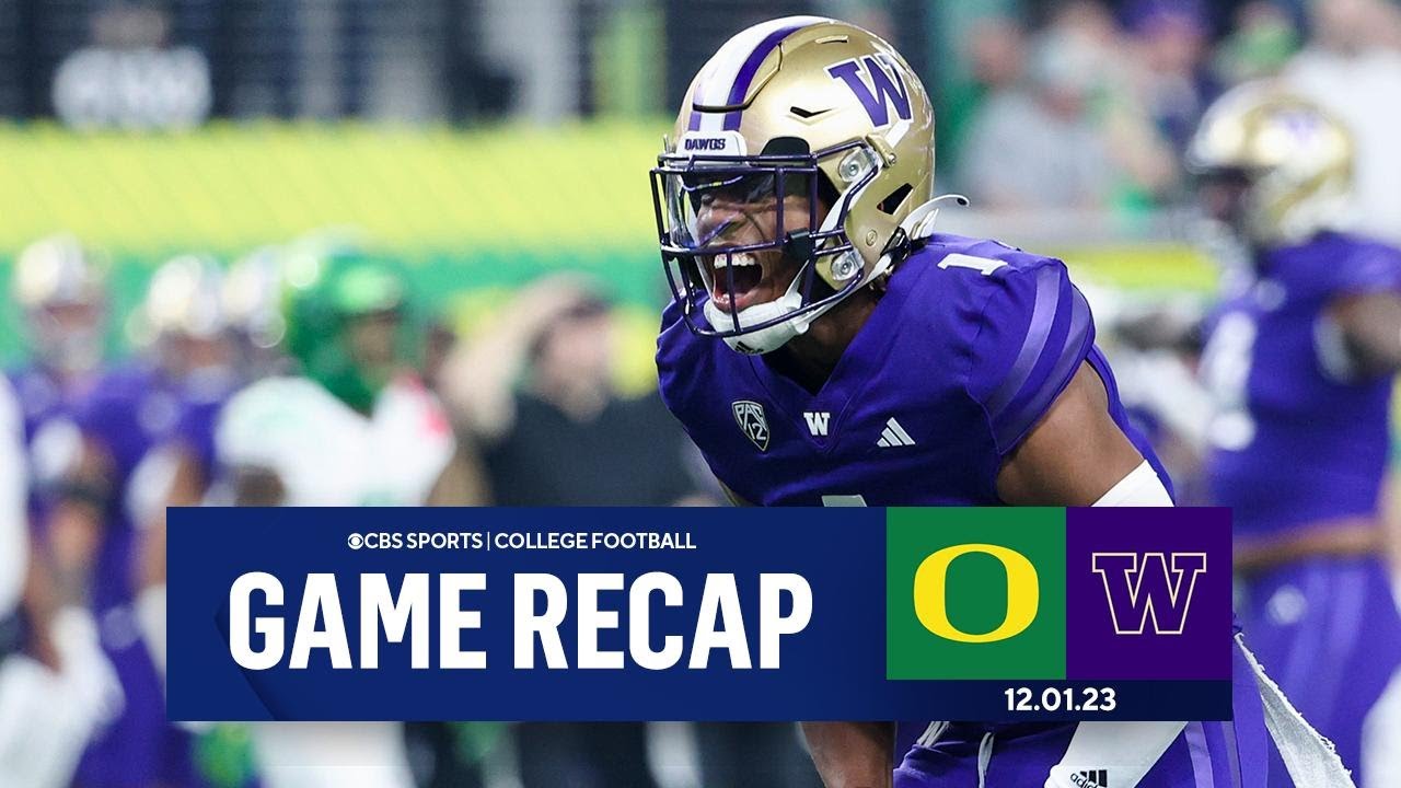 No. 3 Washington CLAIMS 1st Pac12 Title since 2018, SURVIVES No. 5