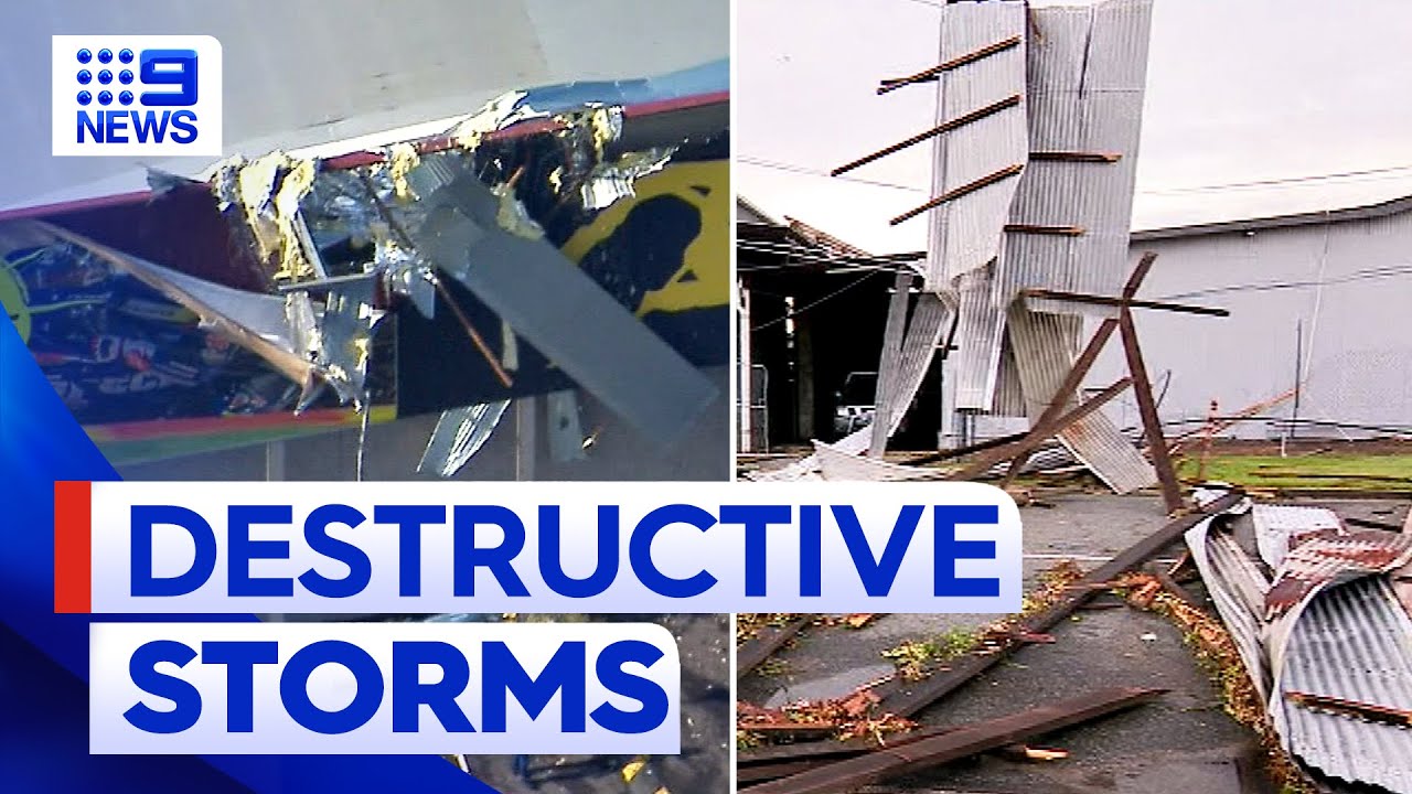 Severe storms smash Queensland’s south-east | 9 News Australia - The ...