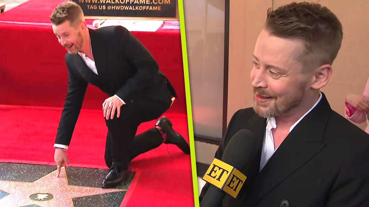 Macaulay Culkin Marks 40-Year Career in Hollywood With Star on Walk of ...