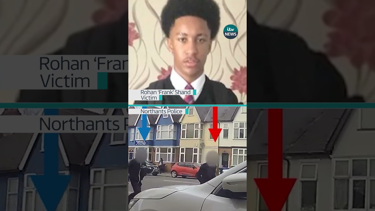Teen murderer arrested at gunpoint as he hid in an attic #itvnews #news ...