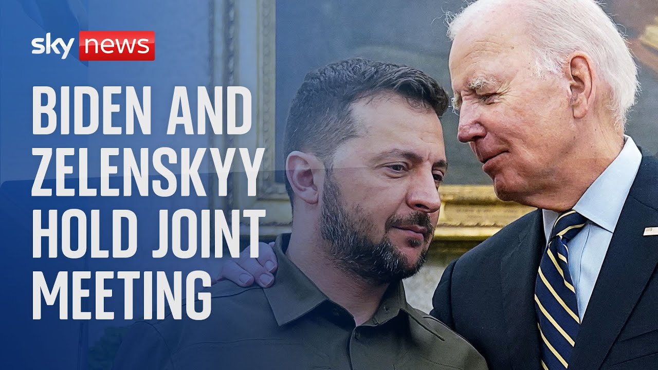 Watch live: US President Joe Biden and Ukrainian President Volodymyr ...