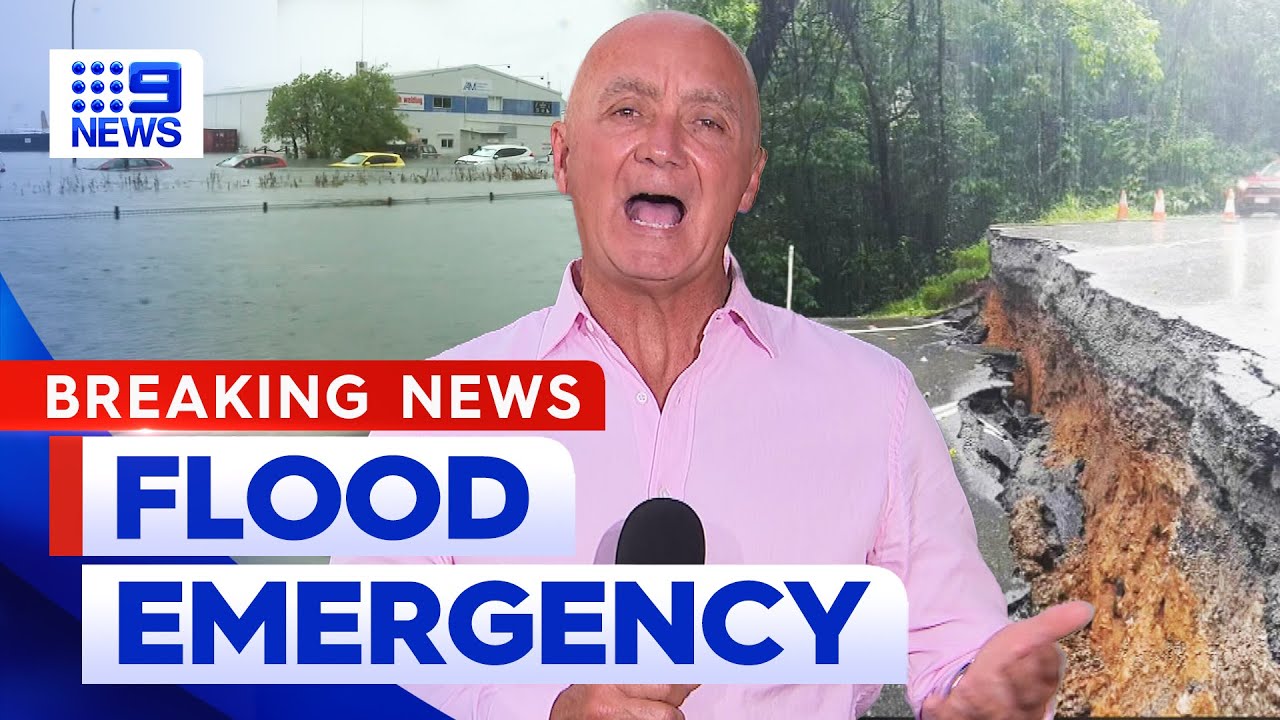 Flooding disaster unfolding and storm warnings for Queensland | 9 News ...