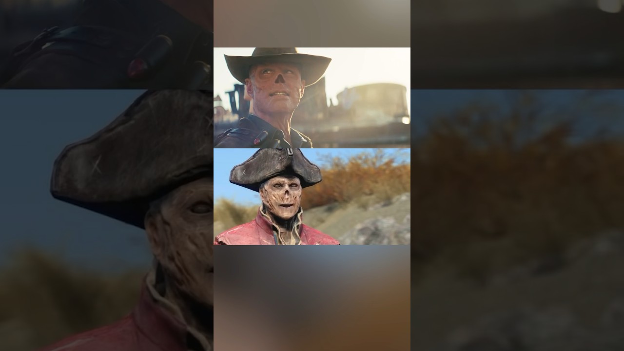 FALLOUT VIDEO GAME CHARACTERS VS SHOW visual data 4