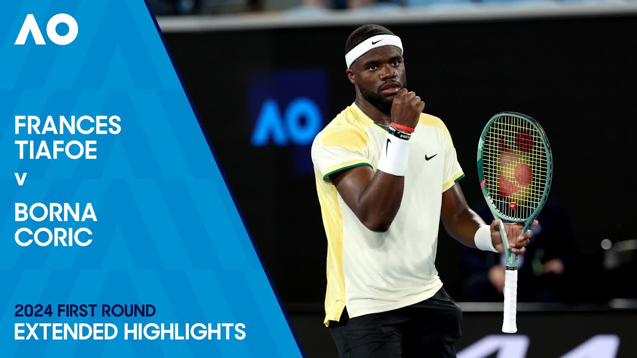 Frances Tiafoe v Borna Coric Extended Highlights Australian Open 2024