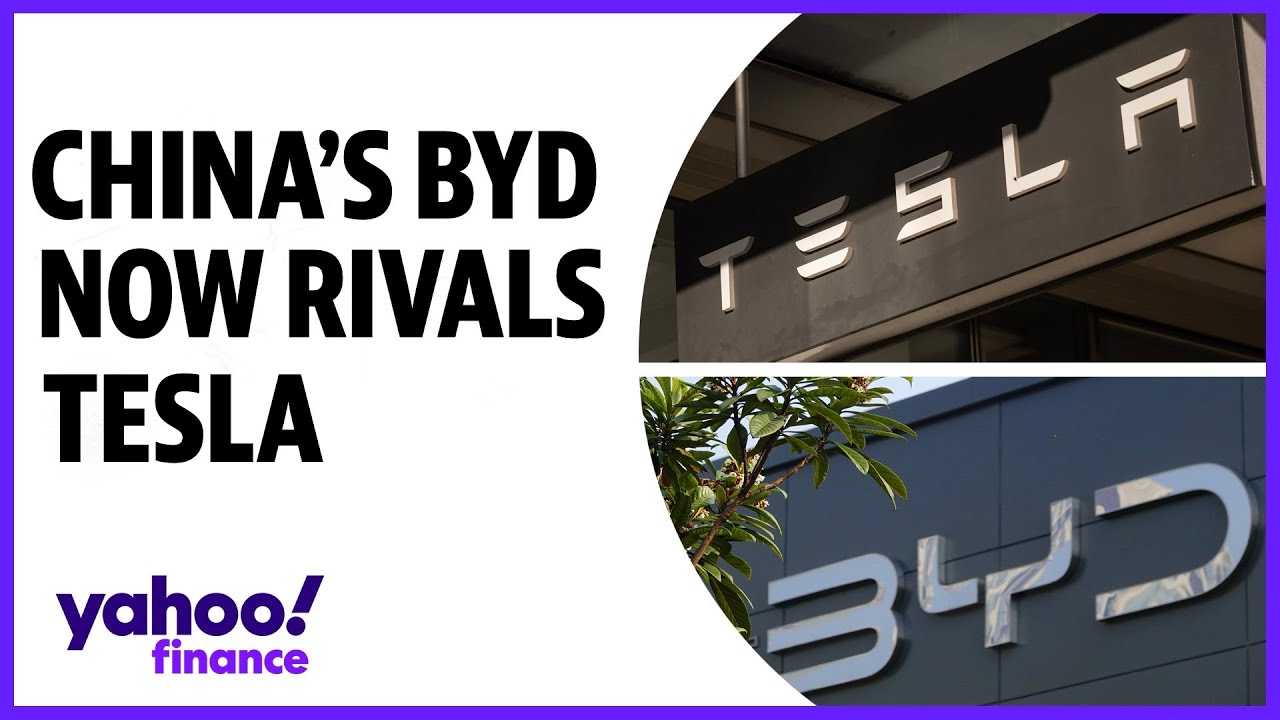 China's BYD catches up with Tesla in electric vehicle market - The ...