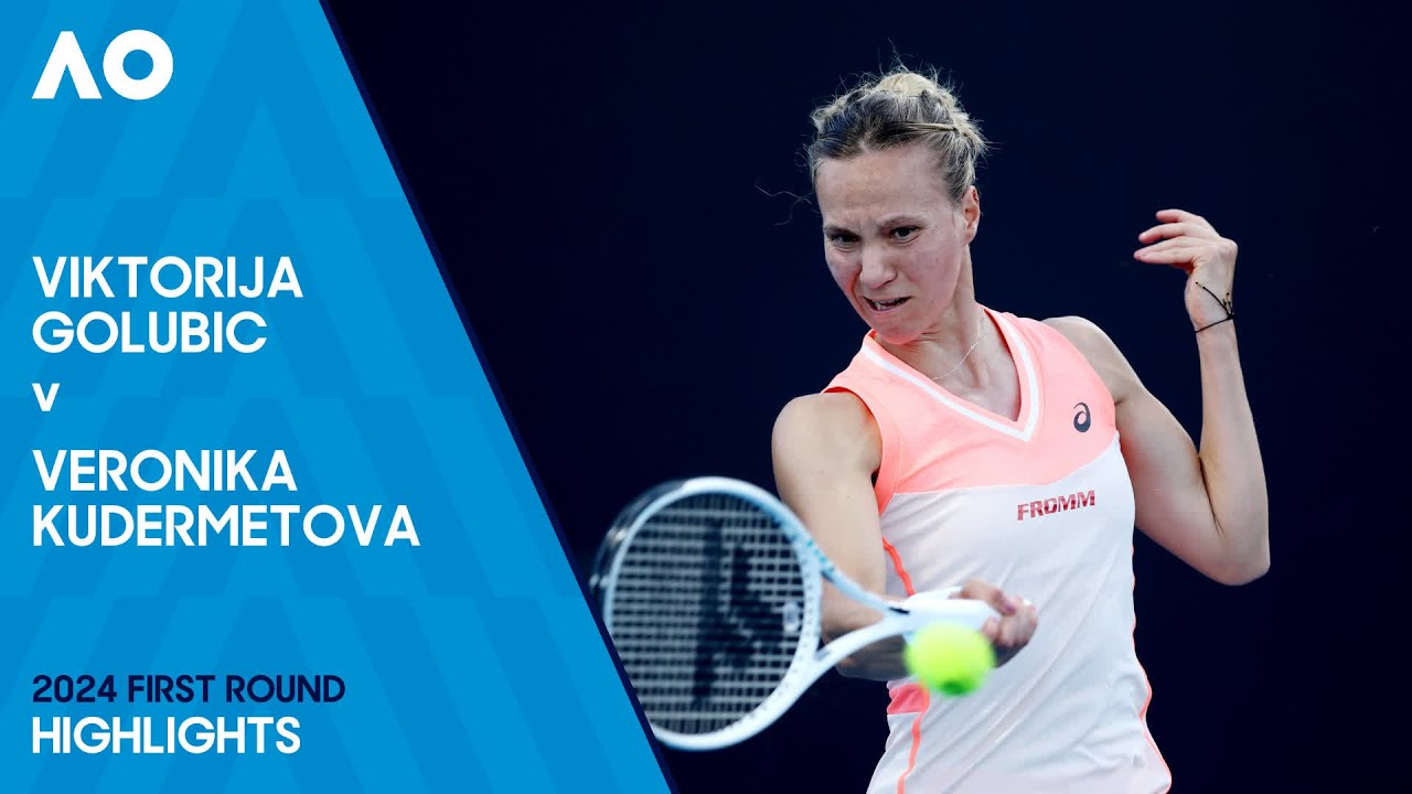 Viktorija Golubic v Veronika Kudermetova Highlights Australian Open