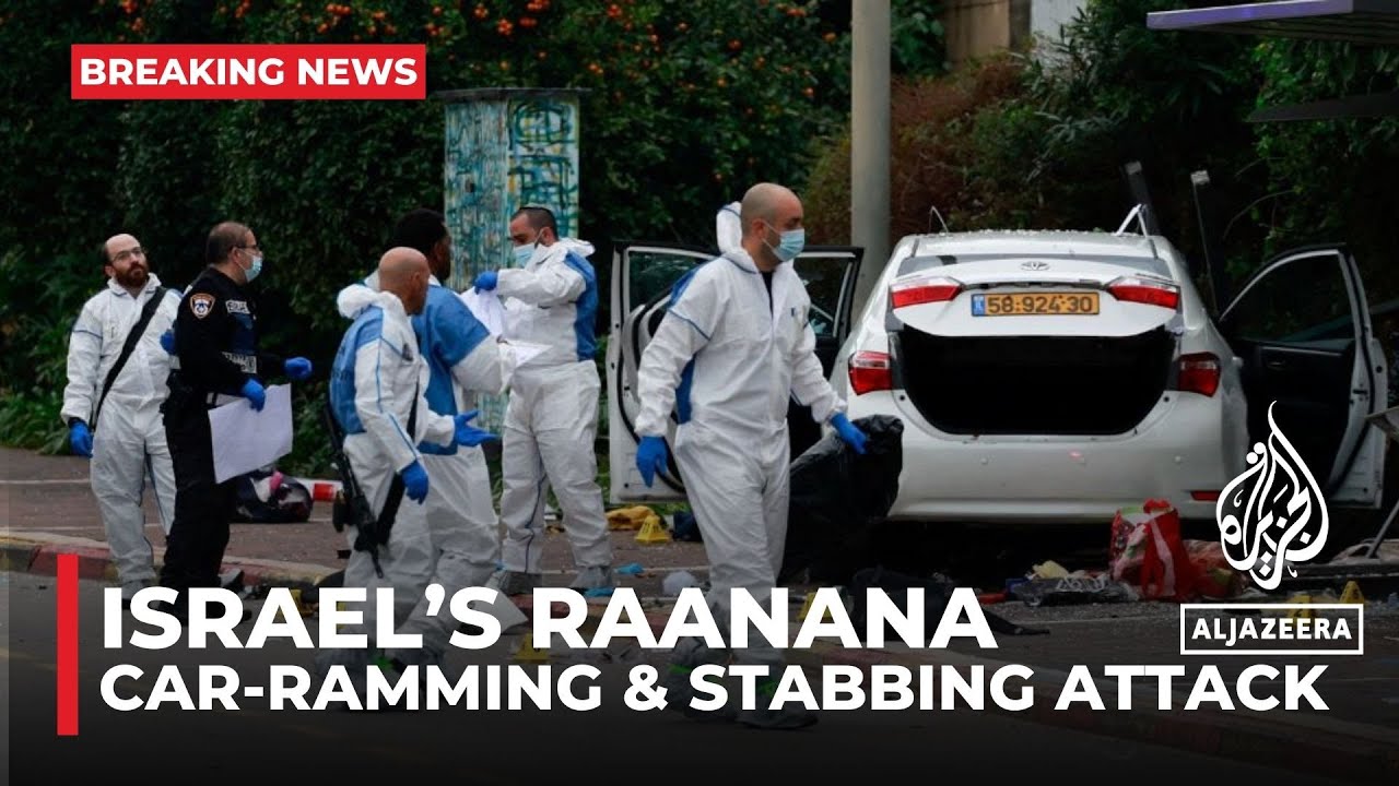 Israel carramming & stabbing attack One elderly woman killed, 17