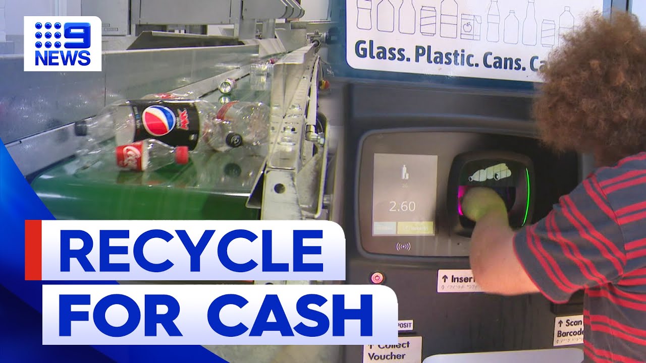 Millions of containers returned in Victorian recycle for cash scheme 9 News Australia The