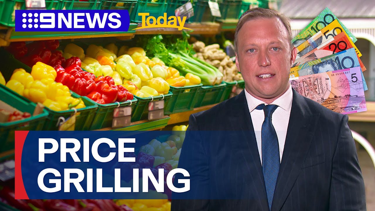 Queensland Premier takes aim at supermarkets' high prices 9 News
