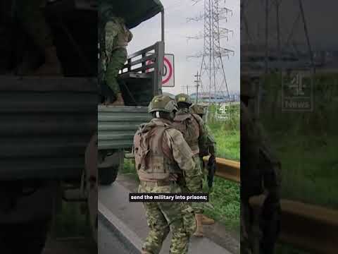 State Of Emergency In Ecuador After Drug Lord Escapes Prison The