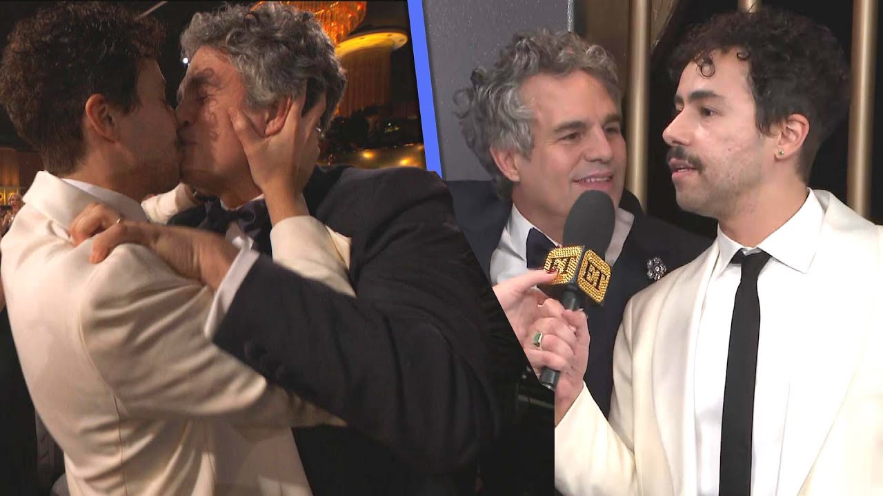Mark Ruffalo and Ramy Youssef Explain Their Golden Globes KISS