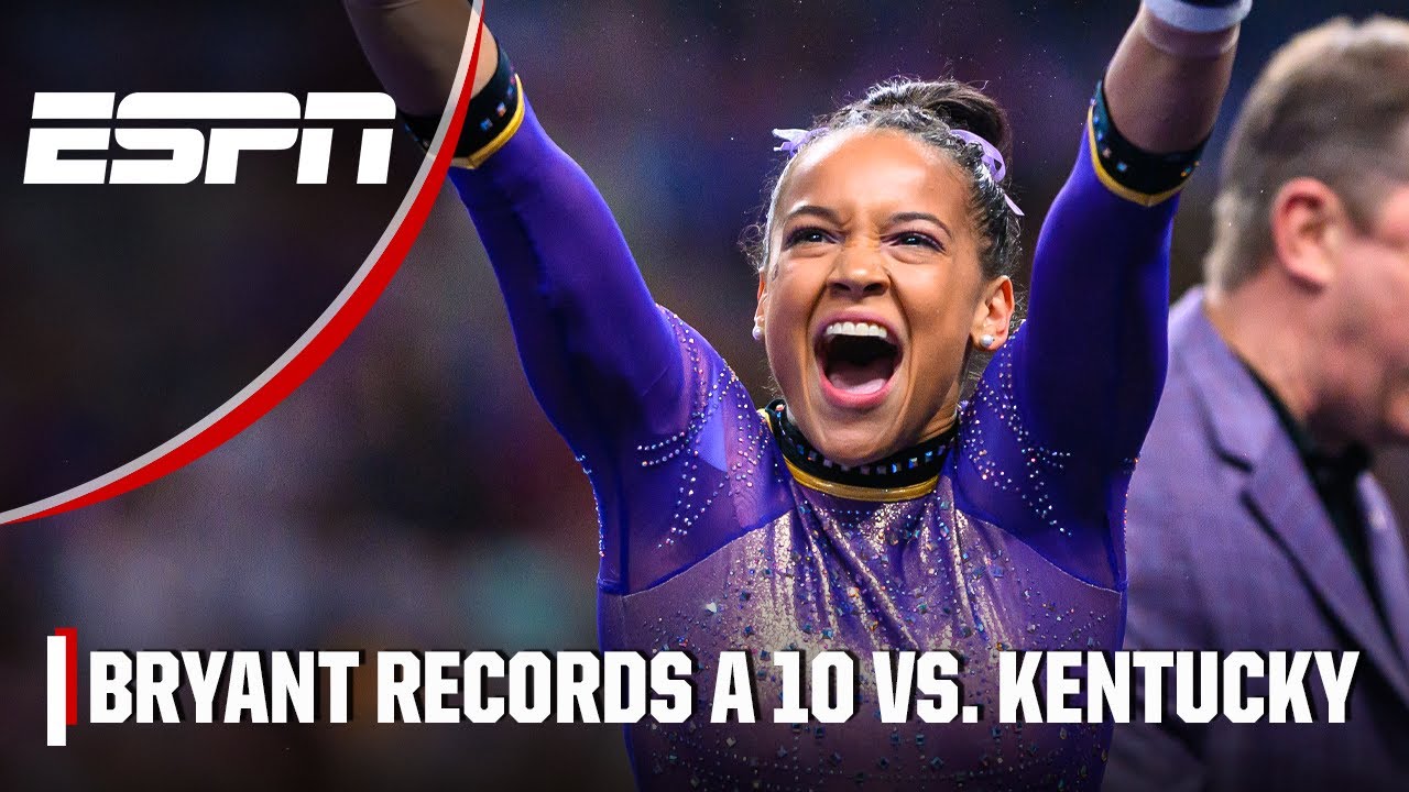 LSU’s Haleigh Bryant scores a perfect 10 on uneven bars ESPN College